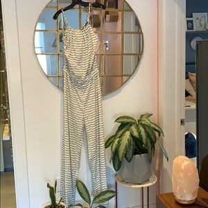 Black and white jumpsuit